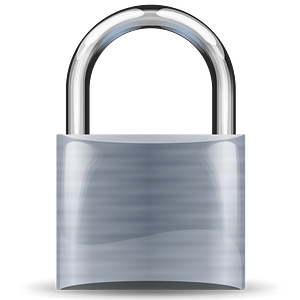 Padlock silver medium