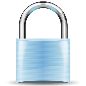 Padlock skyblue