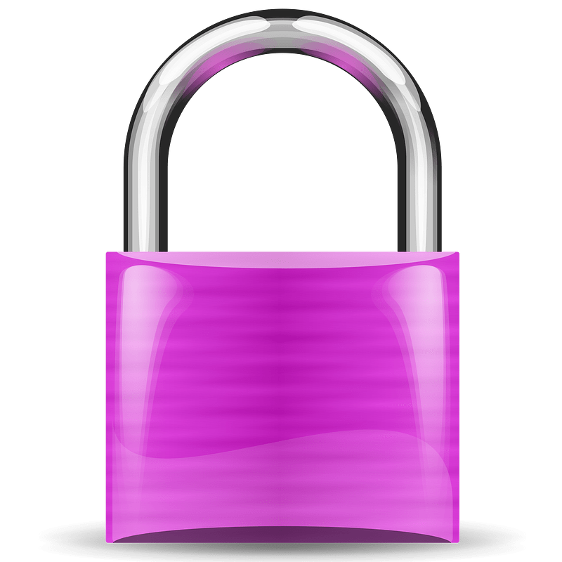 Padlock violet