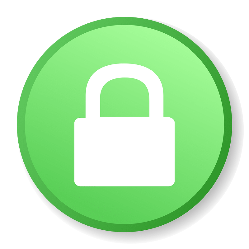 Ambox padlock green