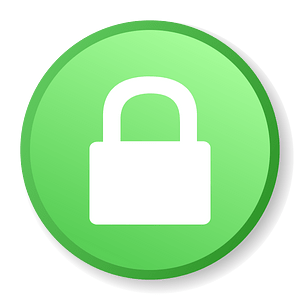 Ambox padlock green