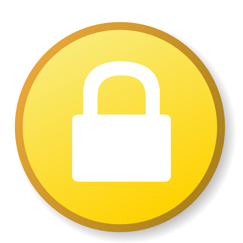 Ambox padlock yellow