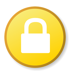 Ambox padlock yellow