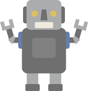 Robot - Gray Face and Body