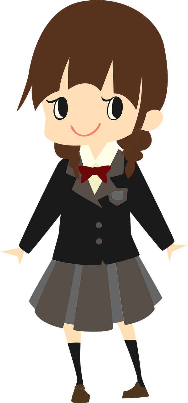 (Brittany) Schoolgirl is Wearing a Uniform