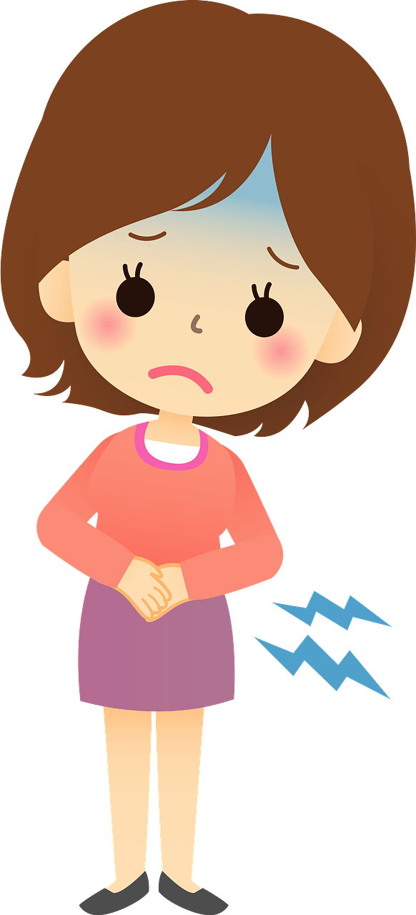 Woman with Stomachache