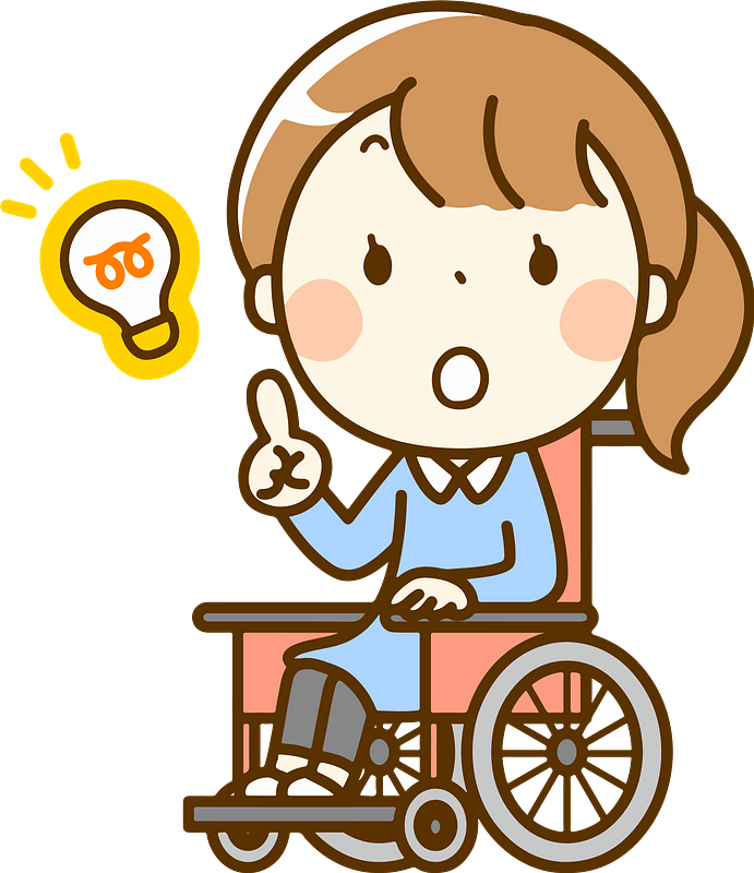 (Zoe) Woman in a Wheelchair Has an Idea