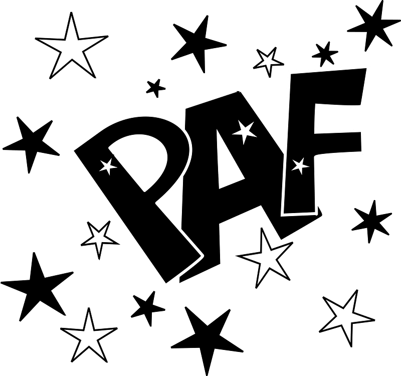 Paf in Black and White