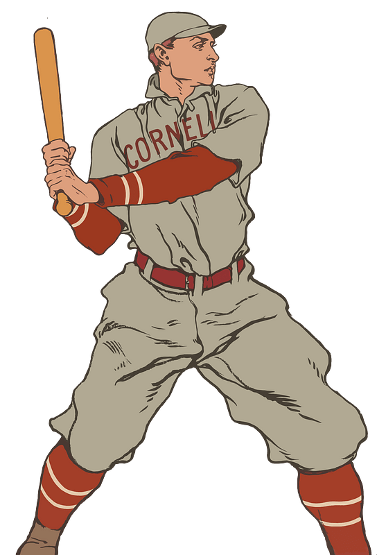 Vintage Baseball Player