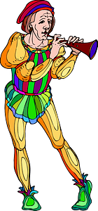 Shakespeare Musician Colour