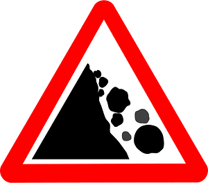 Roadsign Falling Rocks