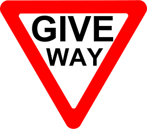 Roadsign Give Way