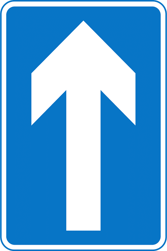 Roadsign One Way