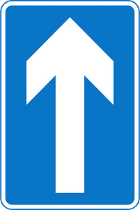 Roadsign One Way