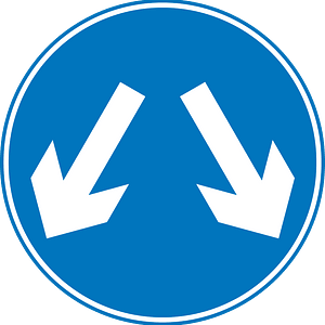 Roadsign Pass Either