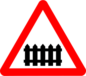 Roadsign Rail Fence