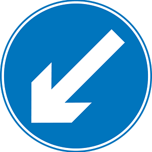 Roadsign Keep Left