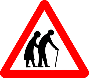 Roadsign Old Folks