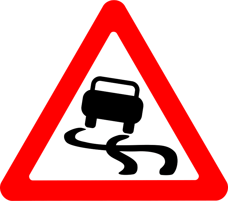 Roadsign Slippery