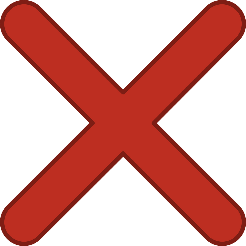 Red X