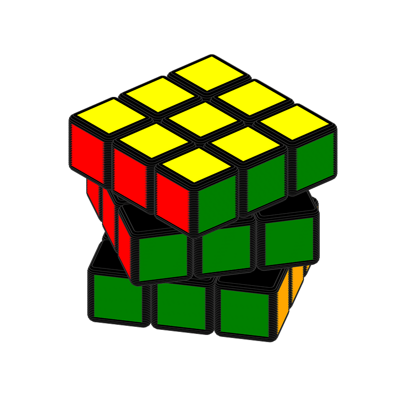 Animated rubik solving