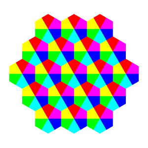 Kite Hexagons 6 Color