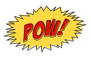 Pow Comic Book Sound Effect