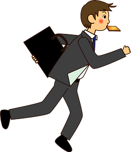 Businessman is in a Hurry