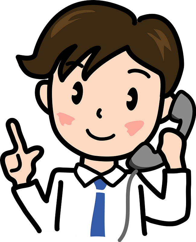 Businessman is Talking on the Telephone