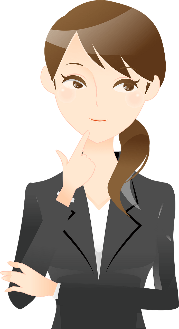 (Kathleen) Businesswoman is Thinking