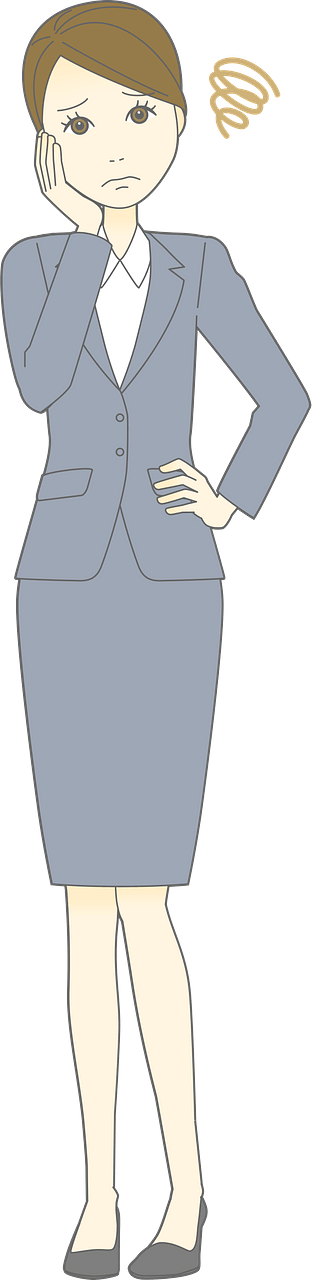 (Julie) Businesswoman is Troubled