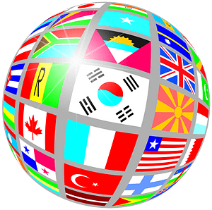 Globe of Flags