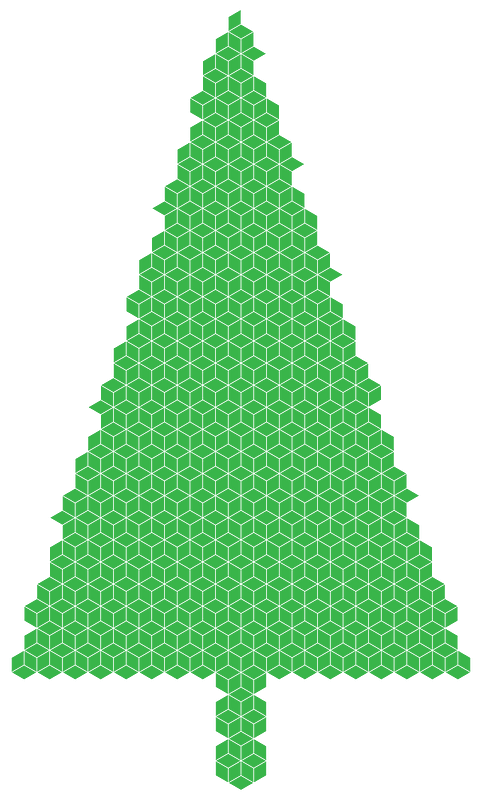 3D Christmas tree
