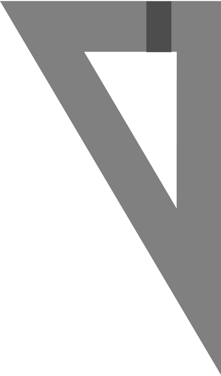 Triangle ruler
