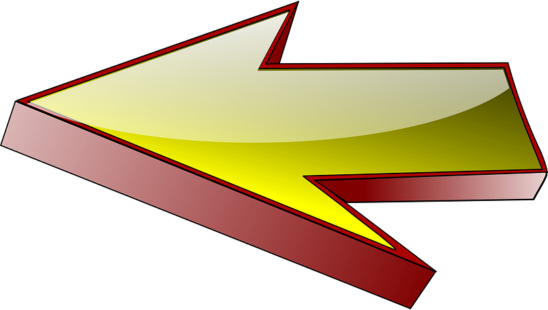 Brown and yellow arrow 2