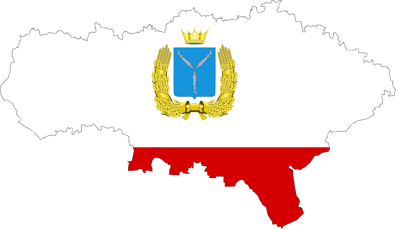 Flag map of Saratov