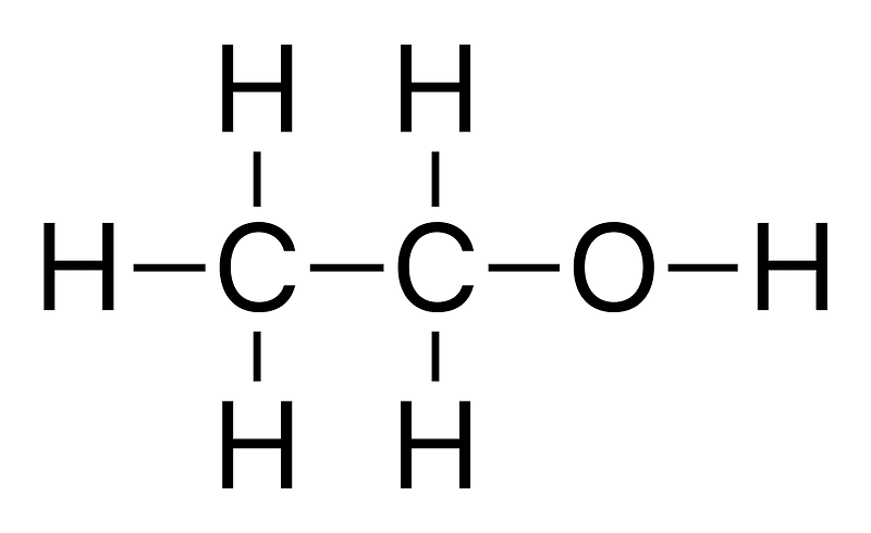 Ethanol-structure