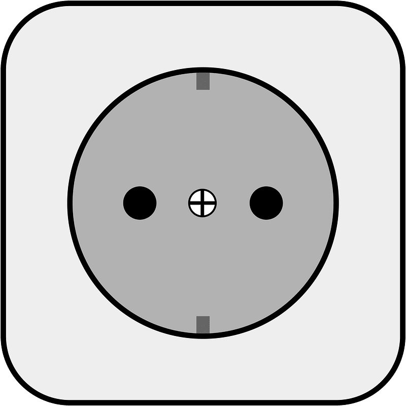 Steckdose Symbol Grafik