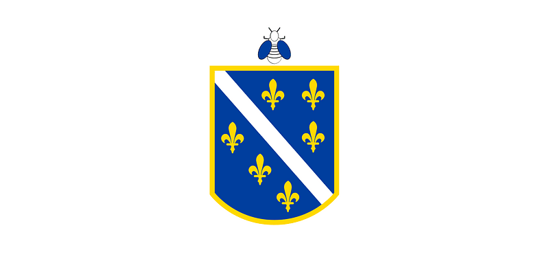 Flag of the Autonomous Province of Western Bosnia (1993–1995)