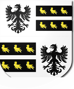 Blazon of Temple Baronets of Stowe (1611)