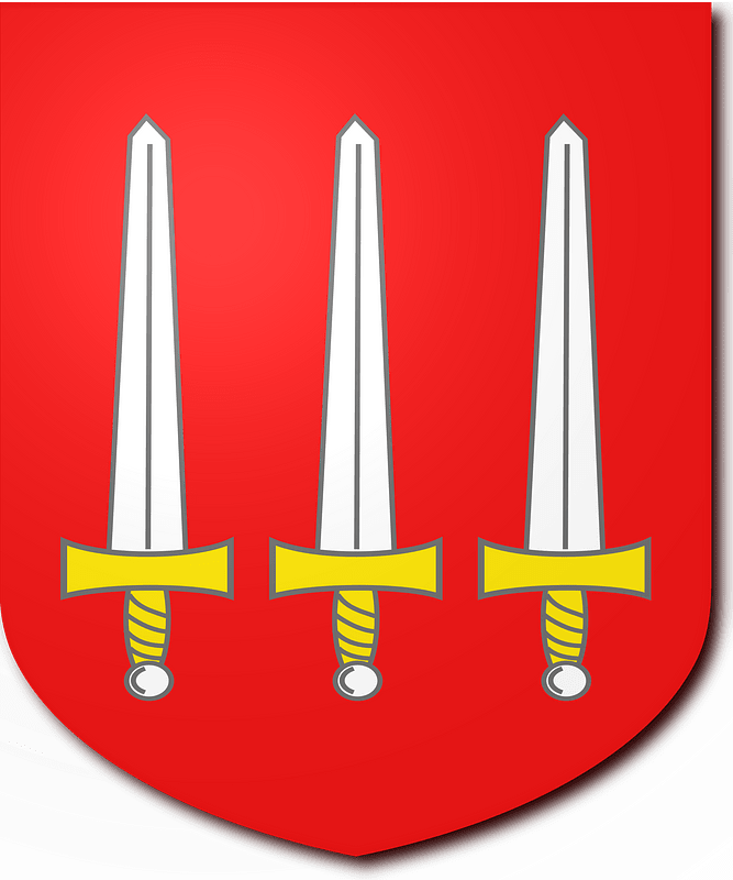 Blazon of Clarke Baronets of Salford Shirland (1617)
