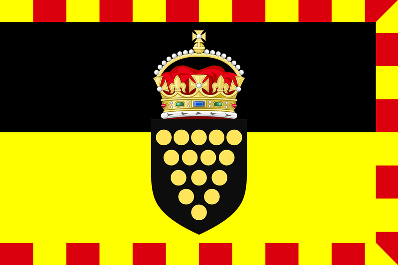 Flag of the Duchy of Cornwall - Free vector clipart images on creazilla.com