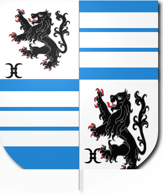 Blazon of Champion de Crespigny baronets, of Champion Lodge (1805)