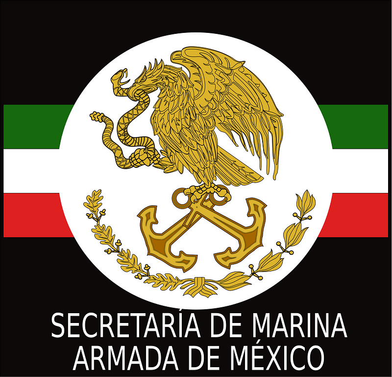 LOGO Marina Armada de Mexico NEGRO