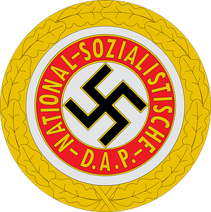 Golden Nazi Party Badge