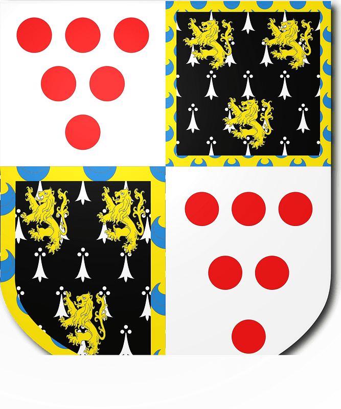 Blazon of Harnage Baronets of Belswardyne (1821)