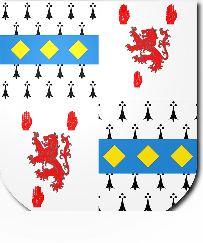 Blazon of Nagle Baronets of Jamestown (1813)