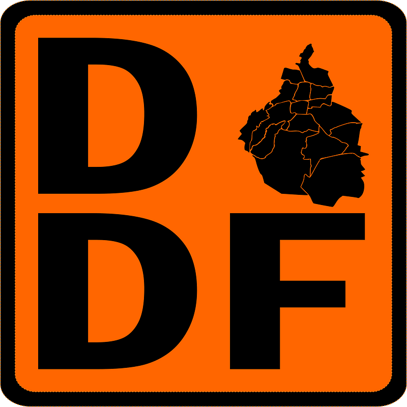 Logo Departamento del Distrito Federal 1986