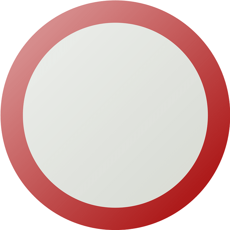 Pictogram voting empty red