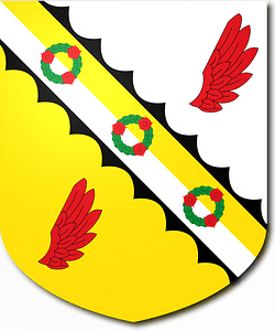 Blazon of Saxton Baronets of Circourt (1794)
